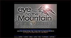 Desktop Screenshot of eyeonthemountaingallery.com